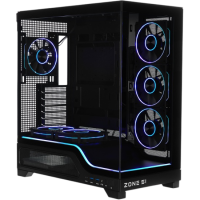 Компьютерный корпус Zone 51 Phantom Black (Z51CASPHNBK)