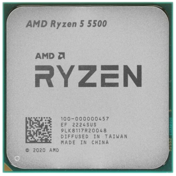 Процессор AMD Ryzen 5 5500 OEM 100-000000457